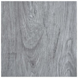 Vidaxl Floorboards Auto -Adhesivo 5.11 m² PVC Gray Light Gray