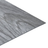 Vidaxl Floorboards Selvlavt 5,11 m² PVC lysegrå