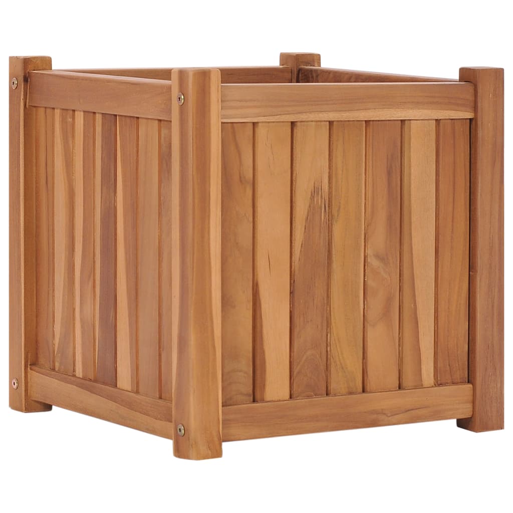 Vidaxl Planter huet 40x4xx40 cm folitesch Teak Holz zolitt