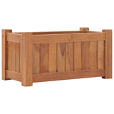 Vidaxl Planter hevet 50x25x25 cm solid teak tre