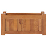 VidaXL Planter raised 50x25x25 cm solid teak wood