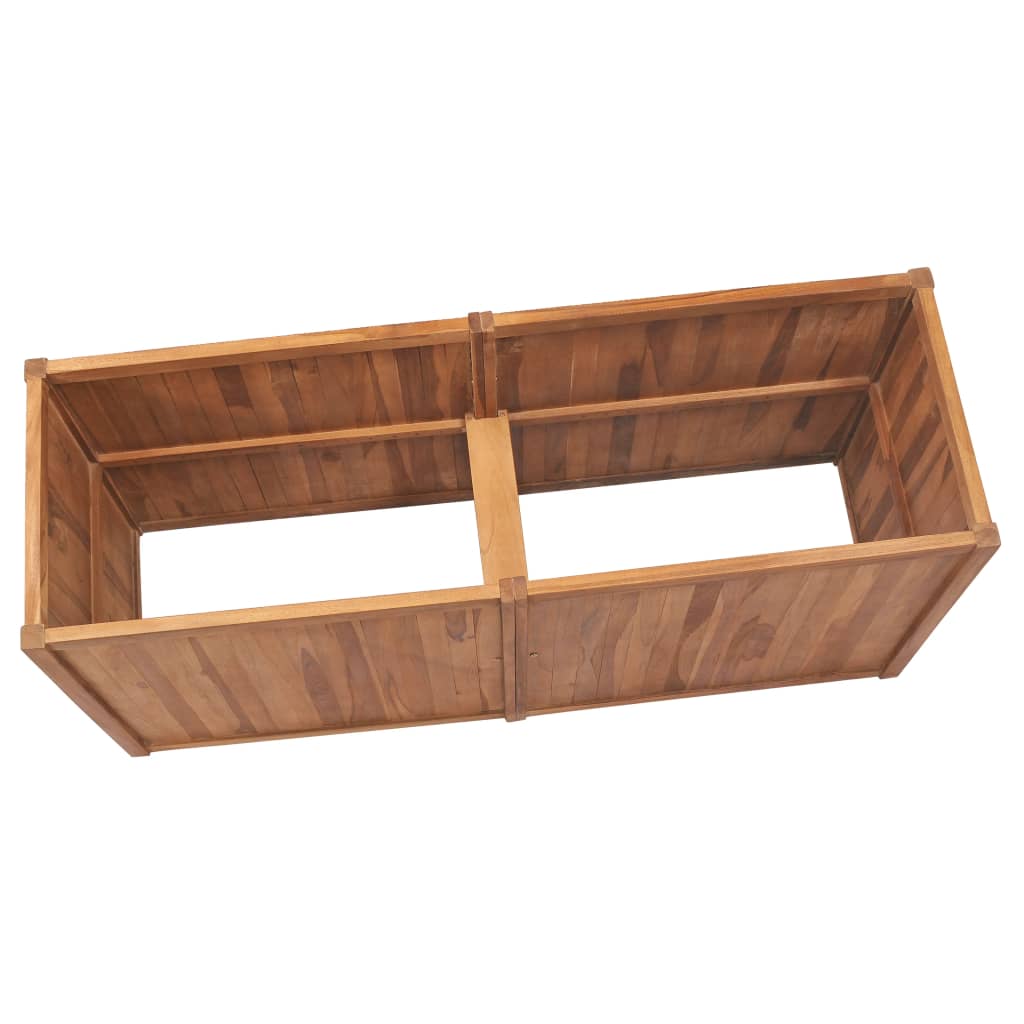 Vidaxl Planter hevet 150x50x70 cm solid teak