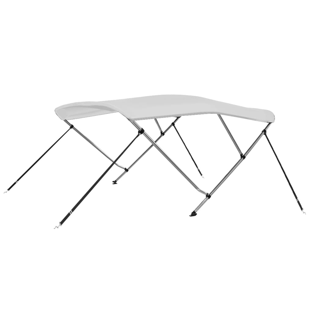 Vidaxl Biminitop 3-Boogs 183x140x137 cm bianco