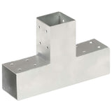 VidaXL Pile connection T-shape 71x71 mm galvanized metal