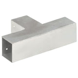 VidaXL Pile connection T-shape 71x71 mm galvanized metal