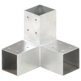 Vidaxl Pale connection Y-shape 71x71 mm galvanized metal