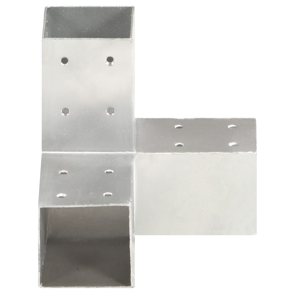 Vidaxl Pale connection Y-shape 81x81 mm galvanized metal