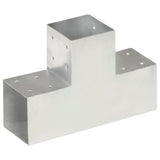 Połączenia pali vidaxl 4 St-Shape 101x101 mm ocynkowed metal