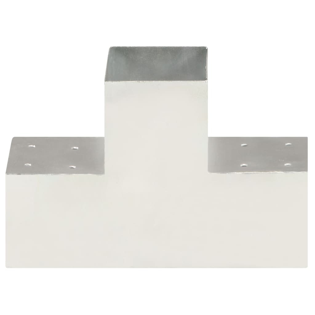 Conexiones de pila Vidaxl 4 ST T.Tape 101x101 mm de metal galvanizado