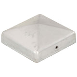 VidaXL Pile Caps 6 St Pyramid 81x81 mm galvanized metal