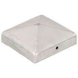 VidaXL Pile Hoods 6 St Pyramid 91x91 mm galvanized metal