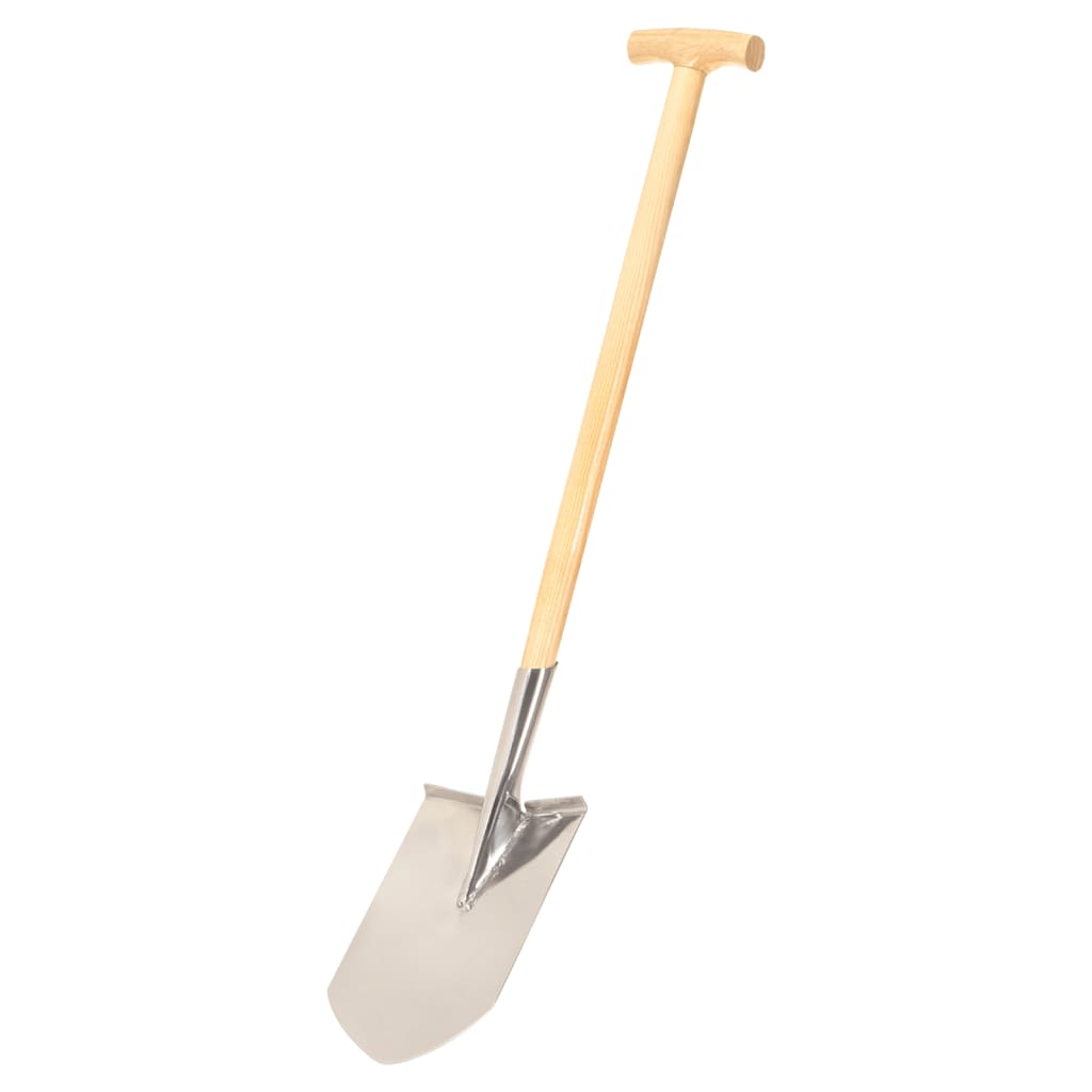 Vidaxl pulspade t-handhändlech Stol an Äschen Holz