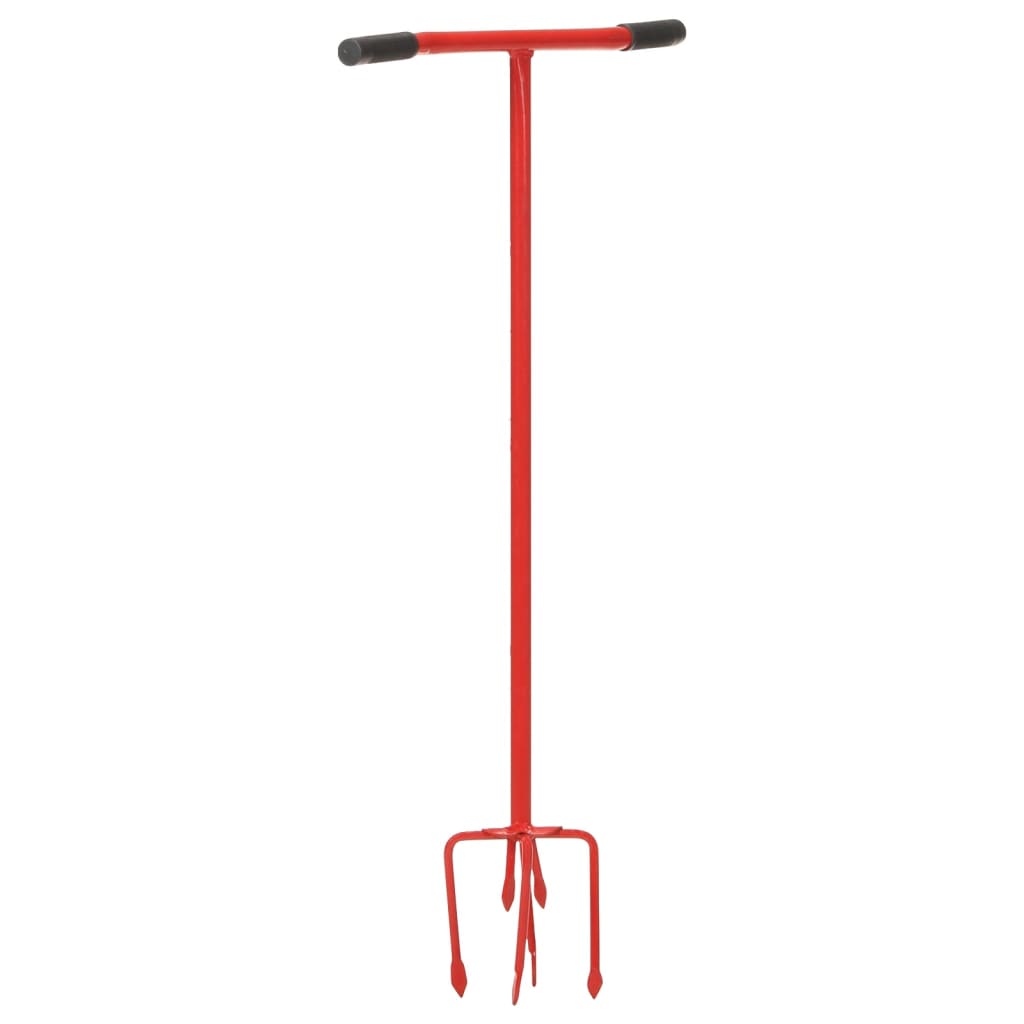 Vidaxl garden claw steel red