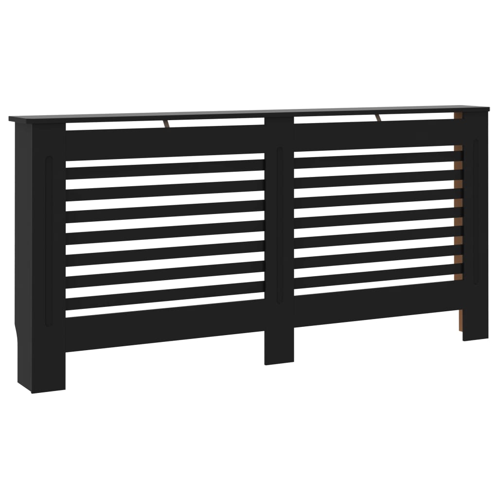 Vidaxl Radiatorom Construction 172x19x81.5 cm MDF Negro