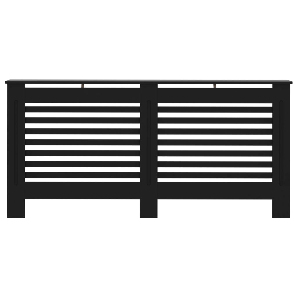 Vidaxl Radiatorom construction 172x19x81.5 cm MDF Black