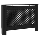 Vidaxl Radiatorom Construction 112x19x81,5 cm MDF svart