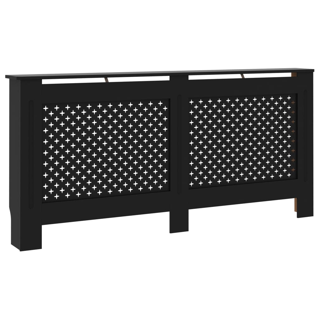 Vidaxl Radiatorom Construction 172x19x81,5 cm MDF Black