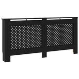 VIDAXL -Radiatorkonstruktion 172x19x81.5 cm MDF Schwarz