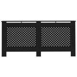 Construction de radiatorom vidaxl 172x19x81,5 cm mdf noir