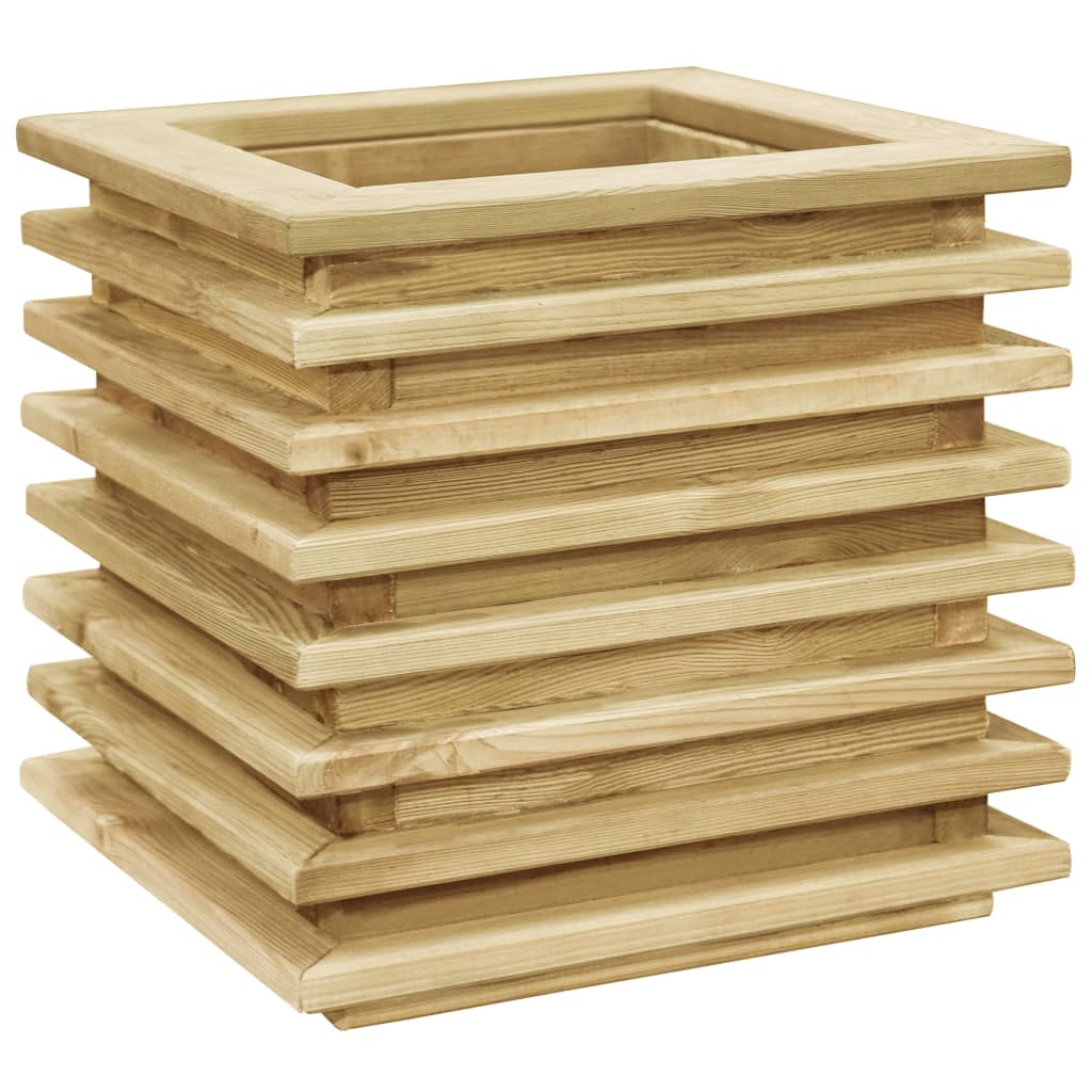 Vidaxl Planter je dvignil 50x50x40 cm impregnirani bor