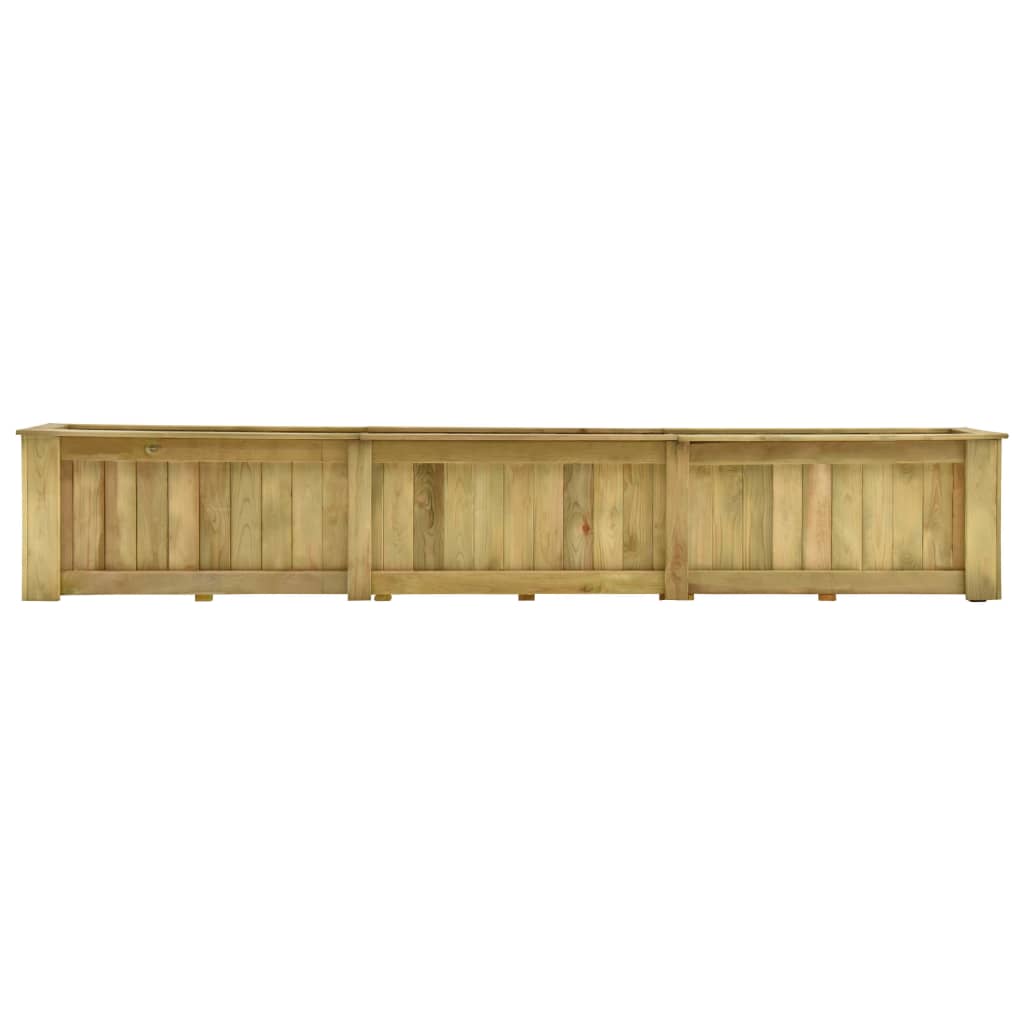 Vidaxl Planter höjde 291x50x50 cm impregnerat tallved