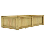 Vidaxl Planter höjde 196x100x50 cm impregnerat tallved