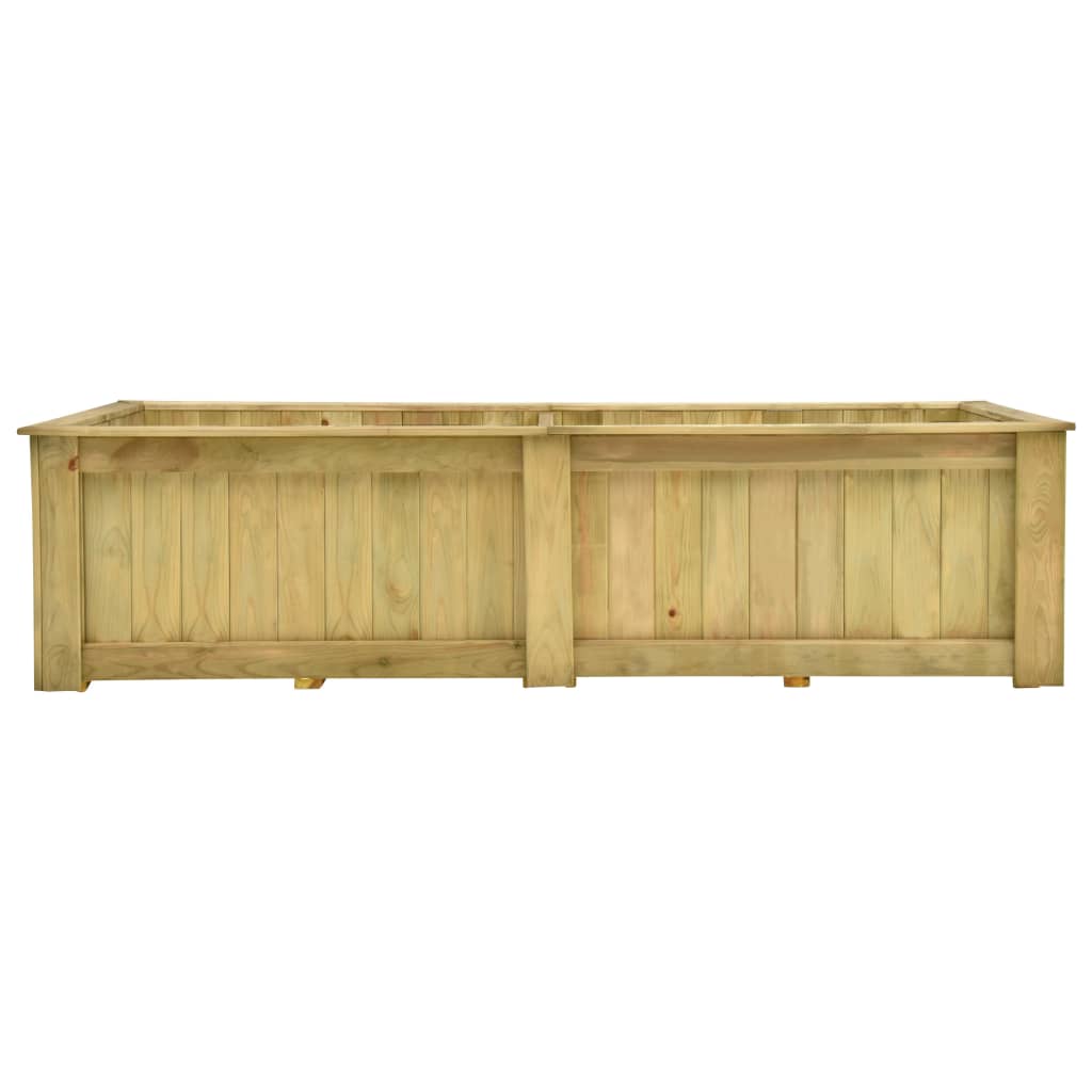 VidaXL Planter raised 196x100x50 cm impregnated pine wood