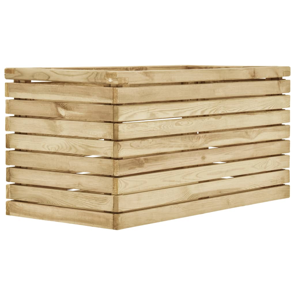 Vidaxl Planter hevet 100x50x50 cm impregnert furu