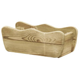 Vidaxl Planter zvedl 50x18x18 cm na impregnované borovice