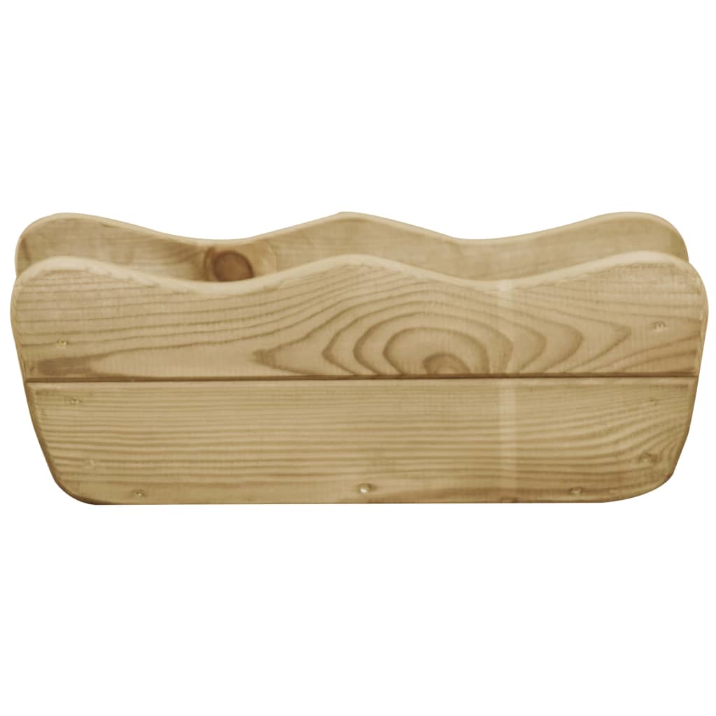 Vidaxl Planter huet 50x18x18 cm imprägnéiert Pine