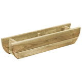 Plantador Vidaxl elevado 80x16x16 cm de madera de pino impregnada