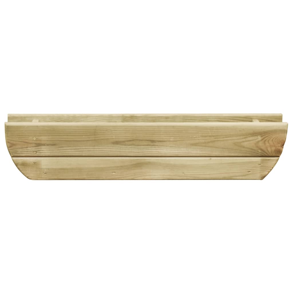 Vidaxl planter hævet 80x16x16 cm imprægneret fyrretræ