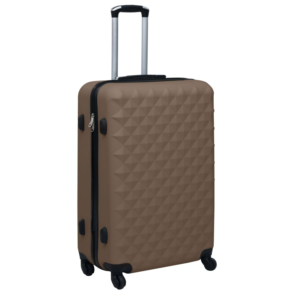 Vidaxl Ensemble de bagages durs en 2 parties bruns