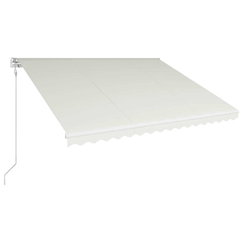 Vidaxl Luifel extiende automáticamente la crema de 400x300 cm