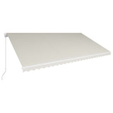 Vidaxl Luifel udvider manuelt 600x300 cm creme