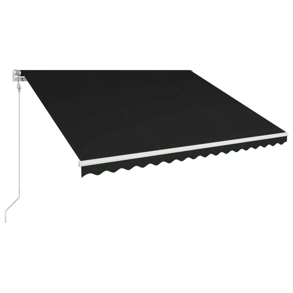 Vidaxl Luifel étend automatiquement l'anthracite de 450x300 cm