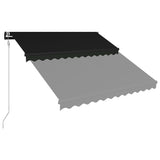 Vidaxl Luifel étend automatiquement l'anthracite 300x250 cm