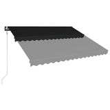 Vidaxl Luifel étend automatiquement l'anthracite de 450x300 cm