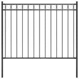 Vidaxl Garden Fence 1,7x1,2 M Steel Black