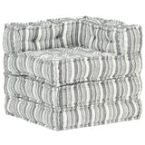 Vidaxl POuf modular Stoff gestreift Grey