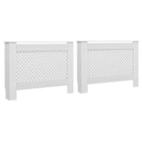 Vidaxl Radiatoroments 2 ST 112x19x81.5 cm MDF White