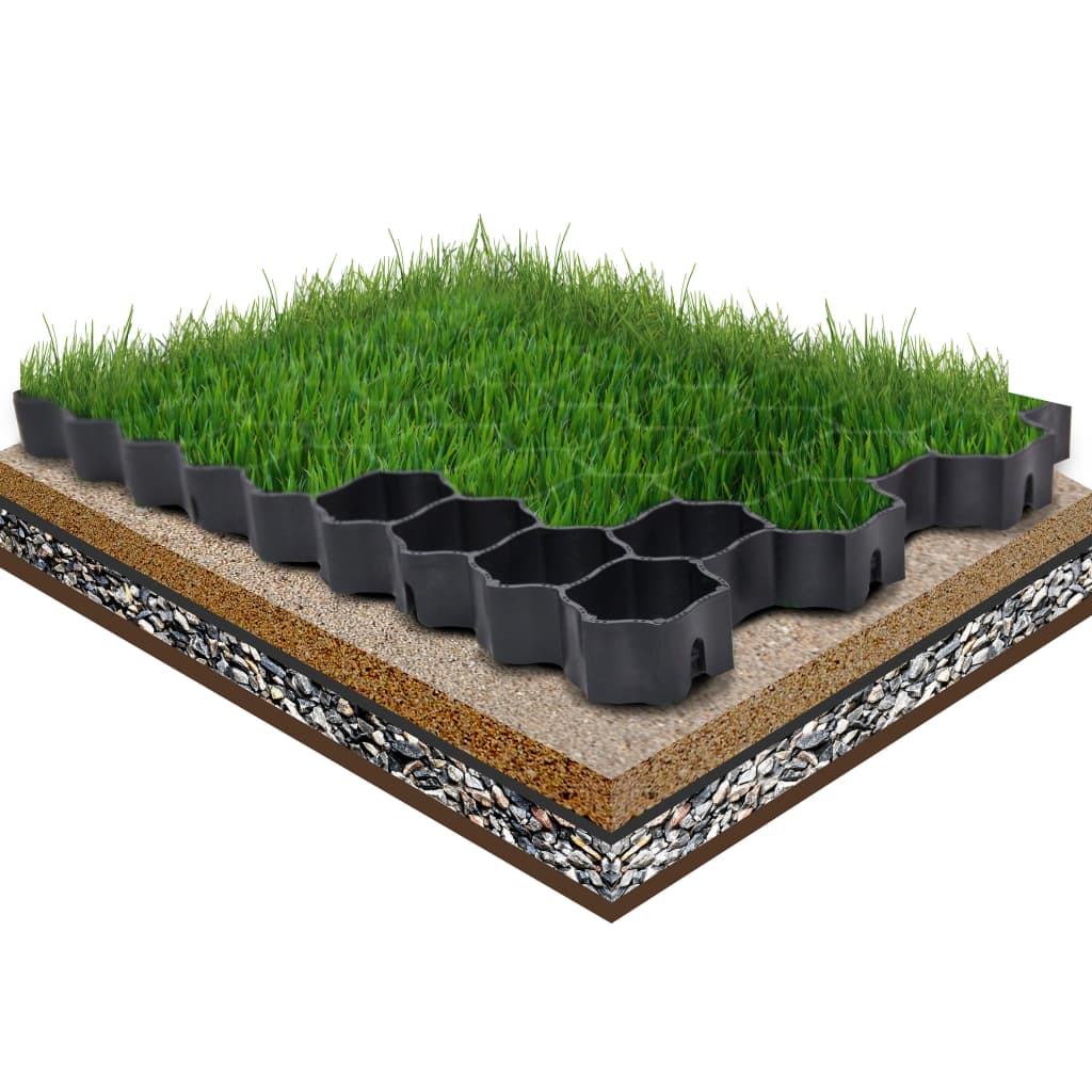 Vidaxl Grass Reterings 16 St 60x40x3 cm Green di plastica