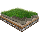 Vidaxl Grass Reterings 16 St 60x40x3 cm Green di plastica