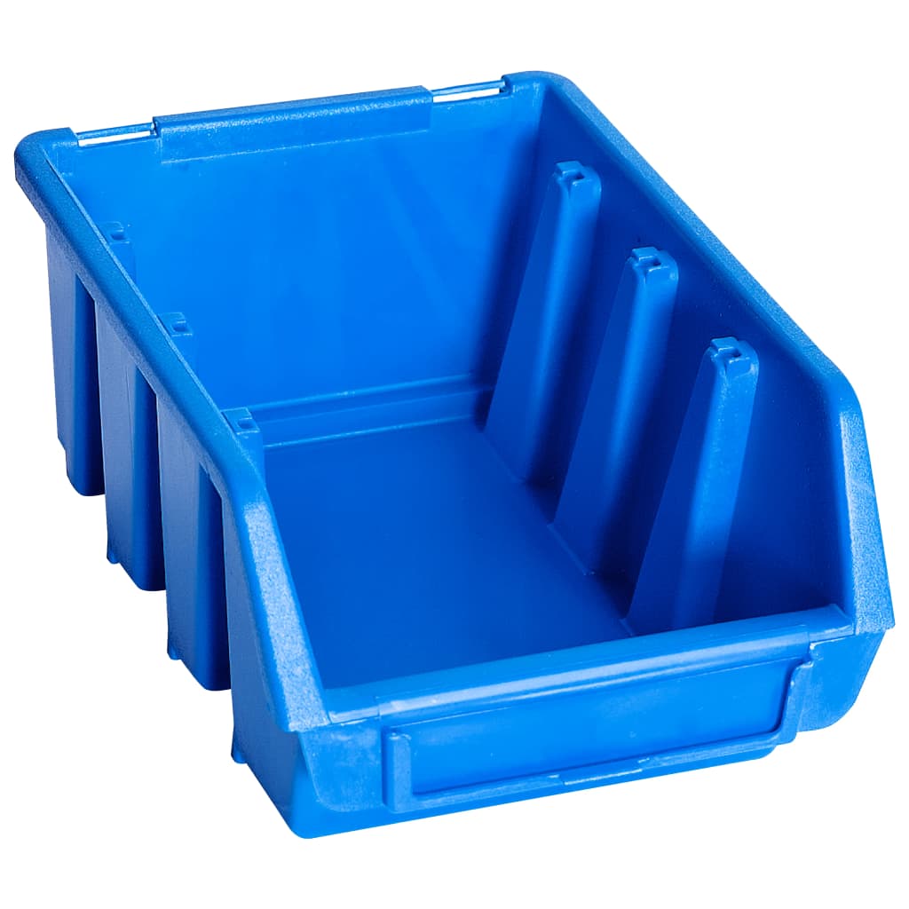 Vidaxl Stapelbakken 20 St Plastic Blue