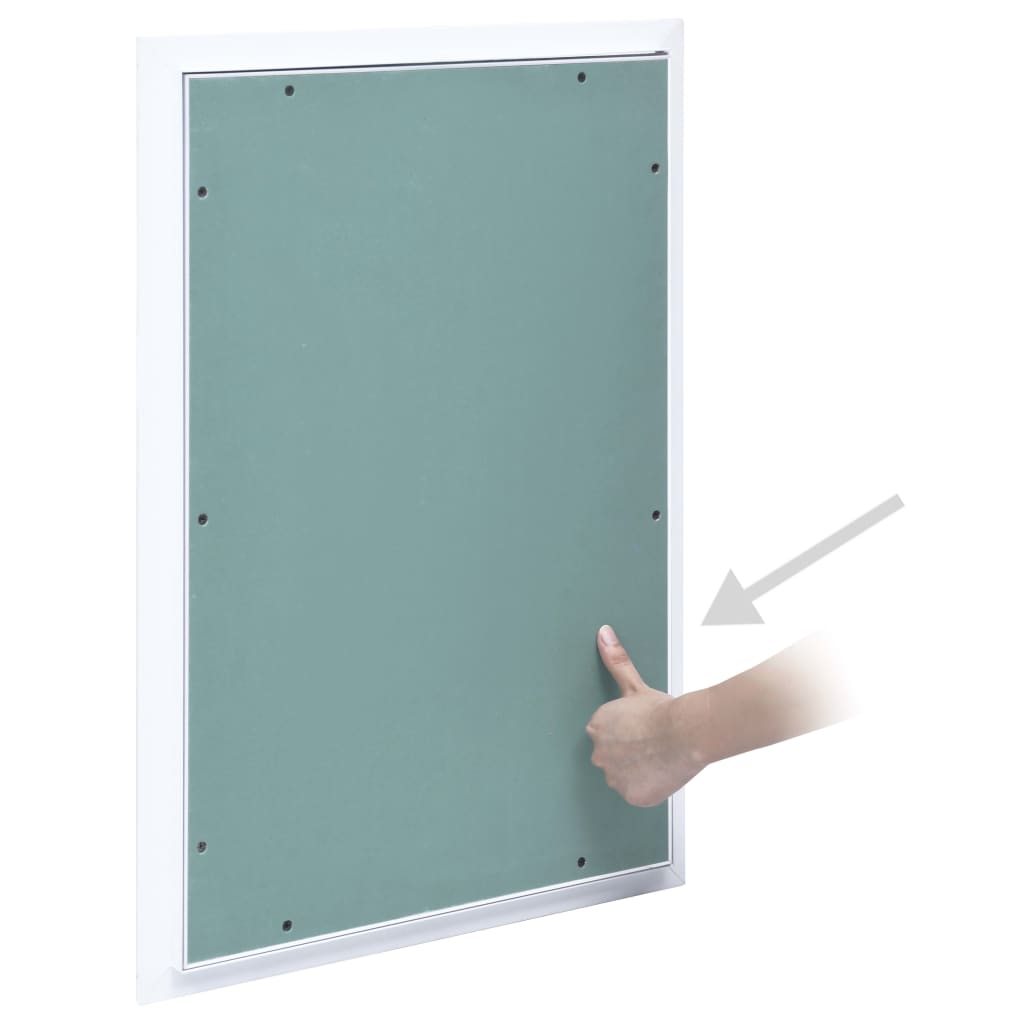 Vidaxl -åtkomstpanel med aluminiumram och gipsskivor 300x600 mm