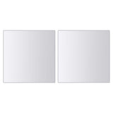 Vidaxl 16 St Mirror Tiles Multishaped Glass