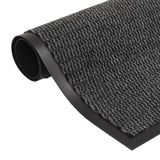 Vidaxl Droogloop Mats 2 PC Rectangular Tufting 60x90 cm Anthracite