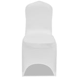 Las cubiertas del asiento de Vidaxl se estiran 24 st White