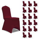 Vidaxl Fote Covers Stretch 18 St Bordeaux Rood