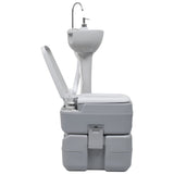 Vidaxl Camps Room and Sink Portable Grey